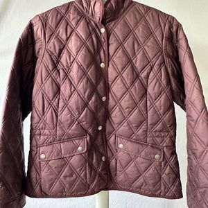 Women's XL Eddie Bauer Quilted Jacket in Burgundy